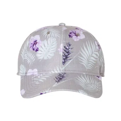 Muddy Carrots Tropics Hat In Purple Tropics