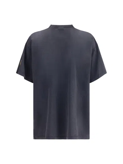 Balenciaga Men Logoed T-shirt In Multi