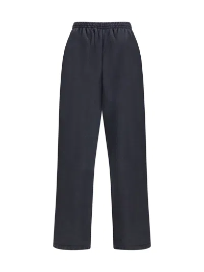 Balenciaga Men Wide-leg Sweatpants In Black