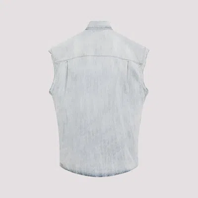 Balenciaga Ripped Denim Vest