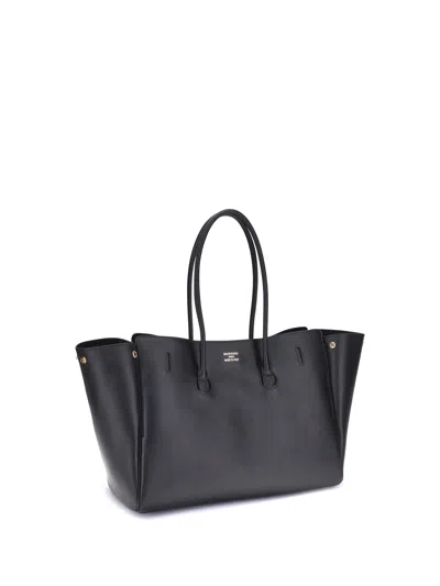 Balenciaga Black Leather Carry All Bel Air Backpack In Black
