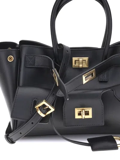 Balenciaga Carry All Bel Air Mini Bag In Gray