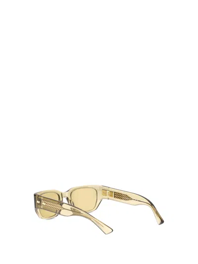 Bottega Veneta Women Intrecciato Square Sunglasses In Neutral