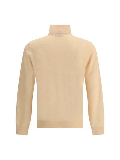 Brunello Cucinelli Cashmere Sweater In Neutral