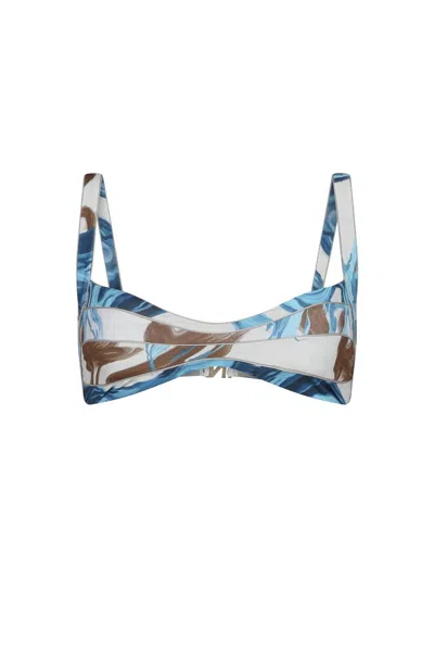 Nelblu Women's Amanecer Bralette Bikini Top In Olas Verde