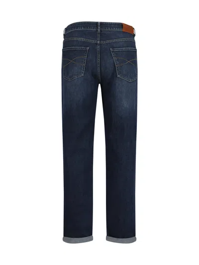 Brunello Cucinelli Men Straight Jeans In Blue
