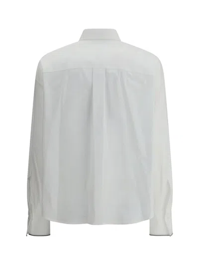 Brunello Cucinelli Oversized Shirt In Neutral