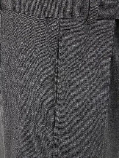 Brunello Cucinelli Waist Belted Pleated Shorts Pockets In Gray