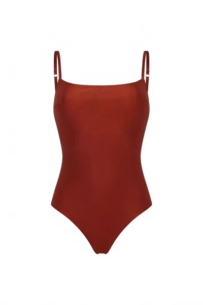 Nelblu Tierra Square Neck One Piece In Shira Brunet