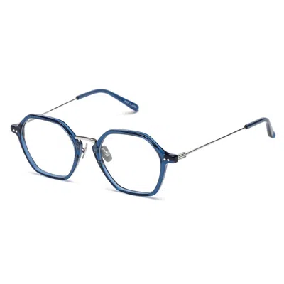 Belstaff Blue Stainless Steel Frames In Blue