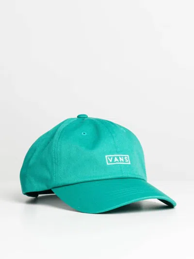 Vans Unisex Curved Bill Jockey Hat In Teal In Green