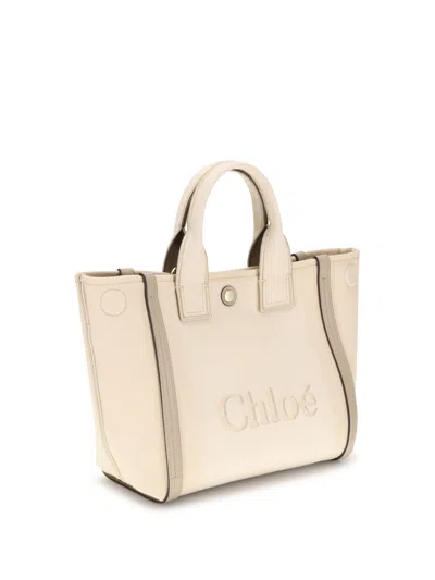 Chloé Small Carry Tote Bag In Canvas