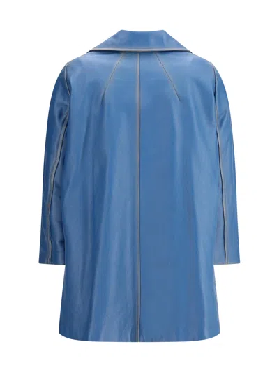 Chloé Leather Bracelet-sleeve Car Coat In Black