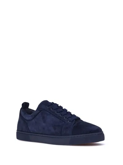 Christian Louboutin Men Louis Junior Sneakers In Blue