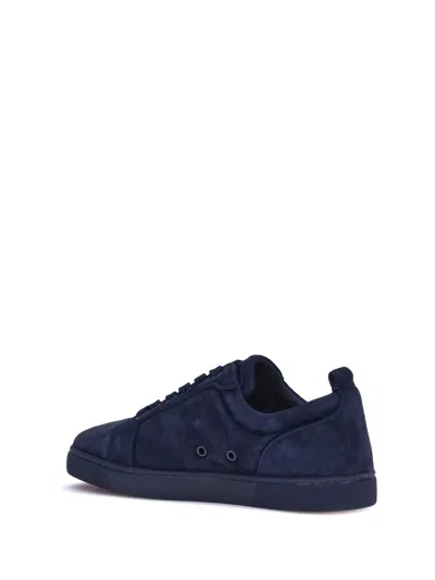 Christian Louboutin Men Louis Junior Sneakers In Blue