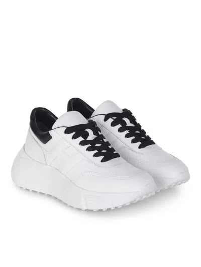 Hogan "hi Fi" Sneakers Made Of Leather. In White