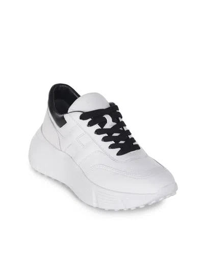 Hogan "hi Fi" Sneakers Made Of Leather. In White