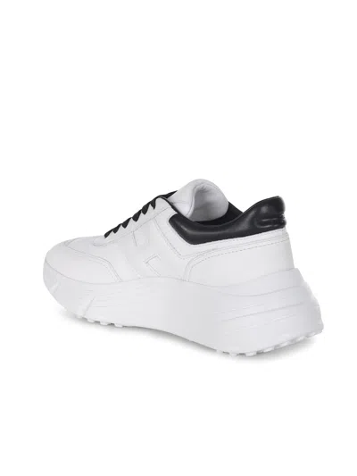 Hogan "hi Fi" Sneakers Made Of Leather. In White