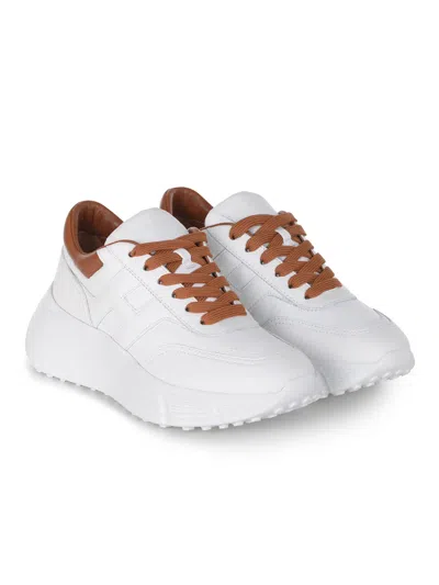 Hogan H669 Allacciato Sneaker In White