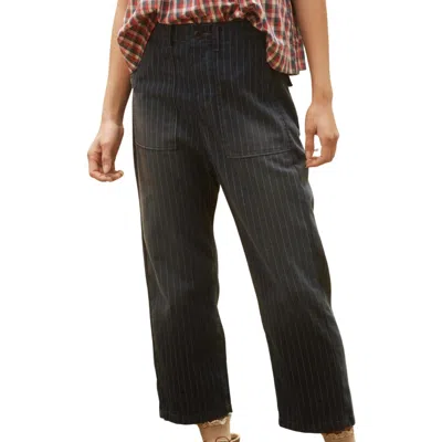 The Great The Ranger Pant In Dark Indigo Pin Stripe