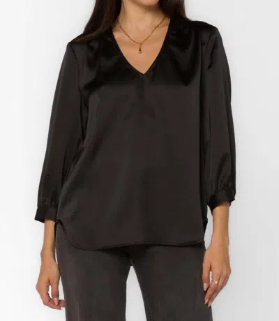 Velvet Heart Midnight Blouse In Black In Black