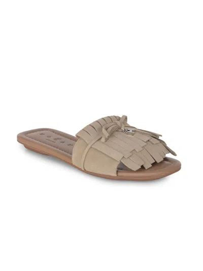 Hogan Slippers Made Of Leather. In Gold