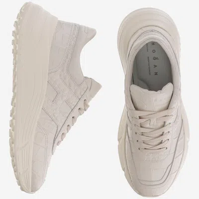 Hogan Women White Lace Up Sneakers, 5.5 Luxury Sneakers For Women Darveys In White