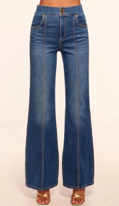 Ramy Brook Tina High-rise Flare Jean In Blue