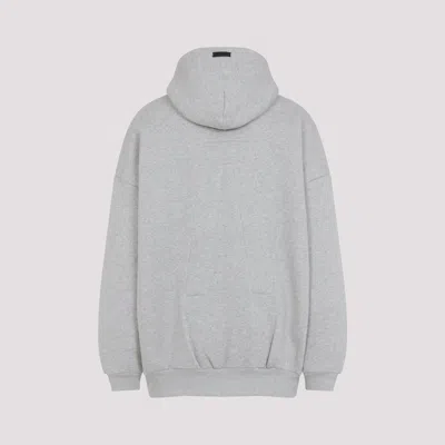 Fear Of God Relaxed Fit Grey Sweatshirt With Zip-up Front In Gray