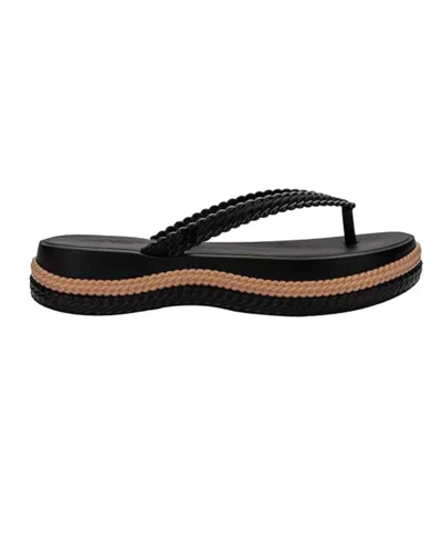 Melissa Leblon Platform Flip Flop In Black
