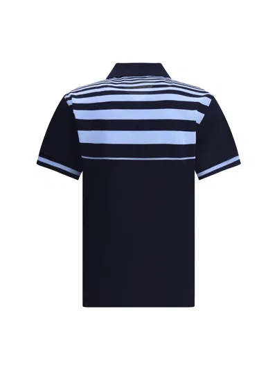Ferragamo Short Sleeves Polo Shirt In Blue