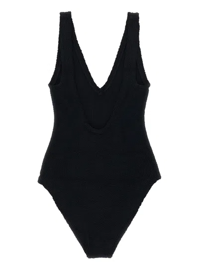Hunza G Sadie Swim One-piece Swimsuit In Black