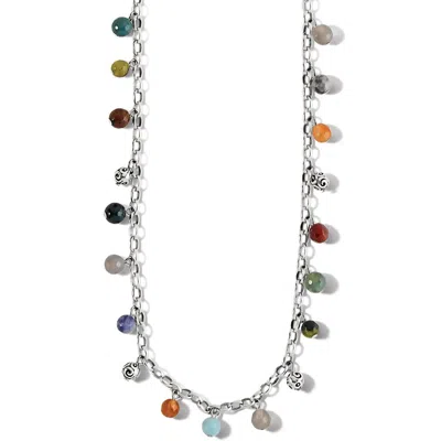 Brighton Contempo Desert Sky Droplet Necklace In Silver-multi In Metallic