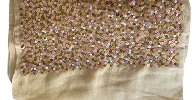 The Gray Crab Women's Silk Scarf In Beige Cream