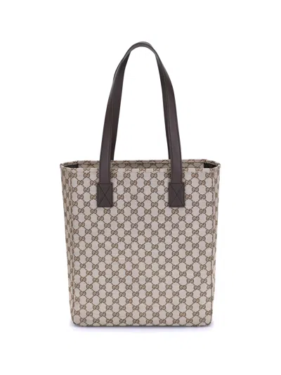 Gucci Men Gg Fabric Tote Bag In Pattern