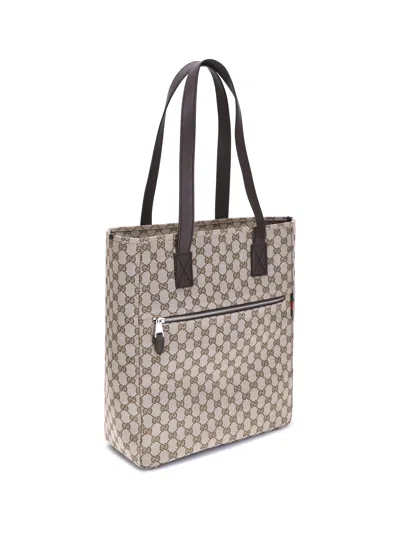 Gucci Men Gg Fabric Tote Bag In Pattern