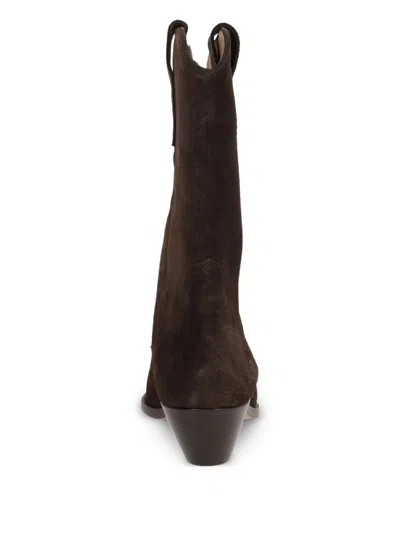 Isabel Marant Ankle Boots In Luxurious Calf Velvet Leather With Sleek Design And Quality Finish