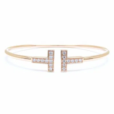 Pre-owned Tiffany & Co Pink Pink (18k) Bangle ()