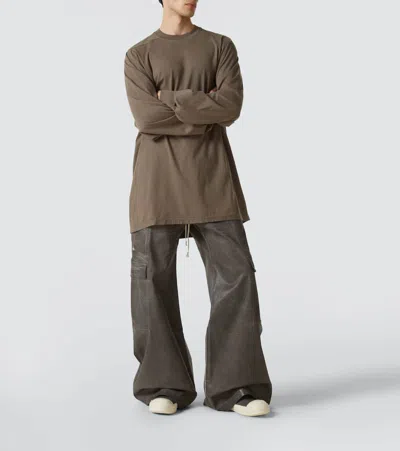Rick Owens Boat Denim Slip-on Sneakers