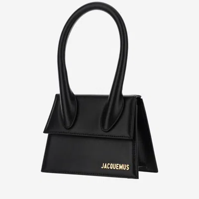 Jacquemus Women Le Chiquito Moyen Shoulder Bag In Black