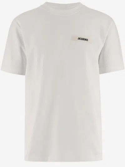 Jacquemus Relaxed-fit Cotton T-shirt With Subtle Logo In White