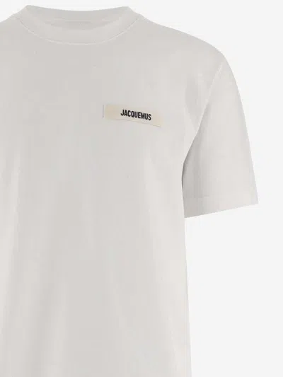 Jacquemus Relaxed-fit Cotton T-shirt With Subtle Logo In White