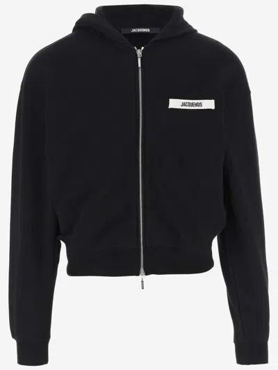 Jacquemus The Gros Grain Zip-up Hooded Sweatshirt