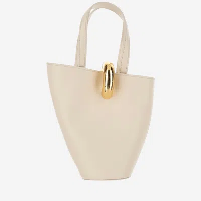 Jacquemus Ivory The Small Bambola Bucket Bag In White