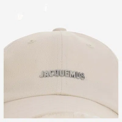 Jacquemus Jacquemu La Casquette Artichaut Fringe Baseball Cap In White