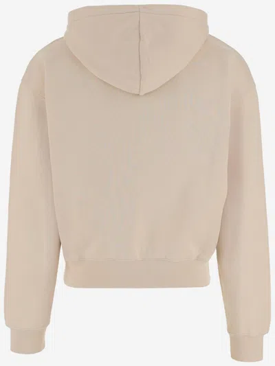 Jacquemus Grosgrain-trimmed Zippered Hoodie With Logo Detail