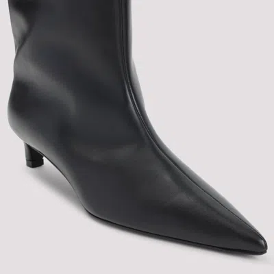 Jil Sander Half Boot In Black