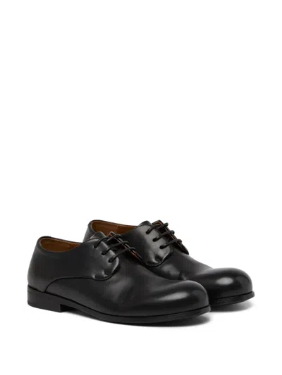 Marsèll Capozucca Leather Derby Shoes In Black