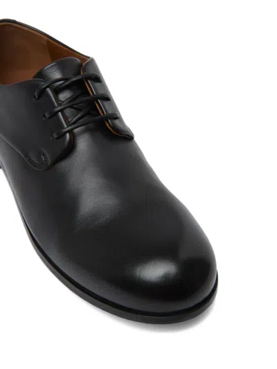 Marsèll Capozucca Leather Derby Shoes In Black