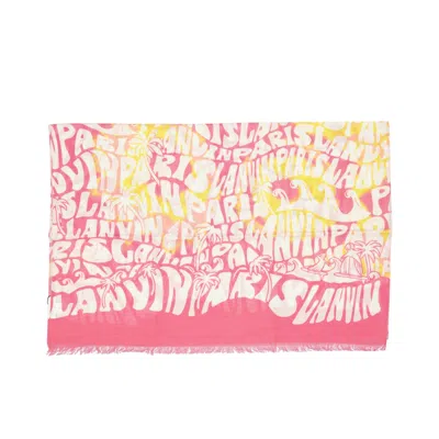 Lanvin Wool Printed Scarf Women